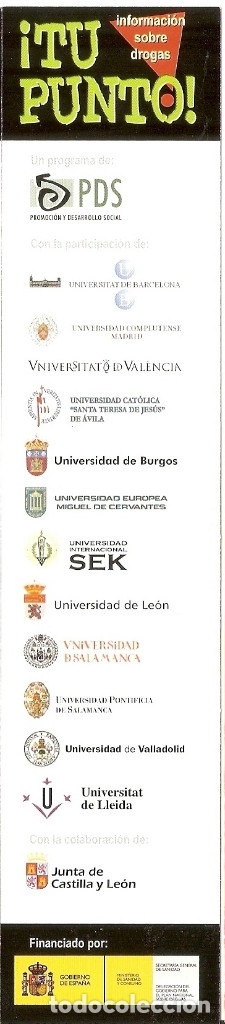 Coleccionismo marcap&aacute;ginas: MARCAPAGINAS TU PUNTO 6 - Foto 2