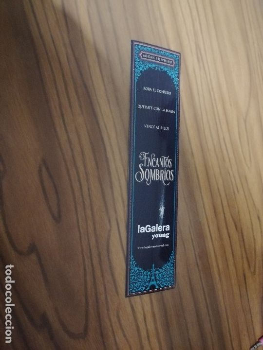 Coleccionismo marcap&aacute;ginas: MARCAPAGINAS. LITERATURA. ENCANTOS SOMBRIOS UNA CARA. BUEN ESTADO. SIN USO DIFICIL