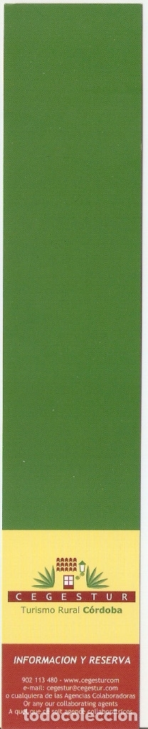 Coleccionismo Marcap&aacute;ginas: MARCAPAGINAS CEGESTUR