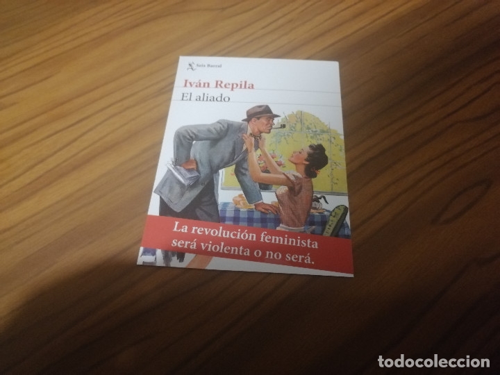 Coleccionismo Marcap&aacute;ginas: MARCAPAGINAS. LITERATURA. IVAN REPILA. EL ALIADO. TIPO POSTAL. DOS CARAS. BUEN ESTADO