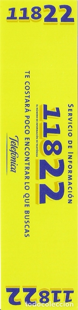 Coleccionismo marcap&aacute;ginas: MARCAPAGINAS TELEFONICA - Foto 1