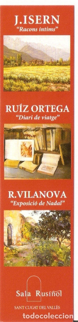 Collectables Bookmark: MARCAPAGINAS CALENDARIO SALA RUSI&Ntilde;OL