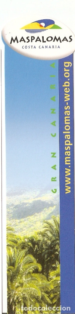 Coleccionismo marcap&aacute;ginas: MARCAPAGINAS MASPALOMAS - Foto 1