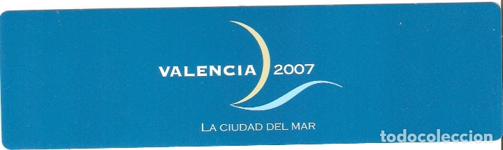 Coleccionismo marcap&aacute;ginas: MARCAPAGINAS COPA AMERICA - VALENCIA 2007 - Foto 2