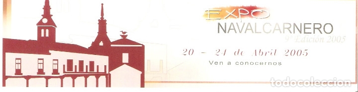 Coleccionismo marcap&aacute;ginas: MARCAPAGINAS NAVALCARNERO - Foto 2