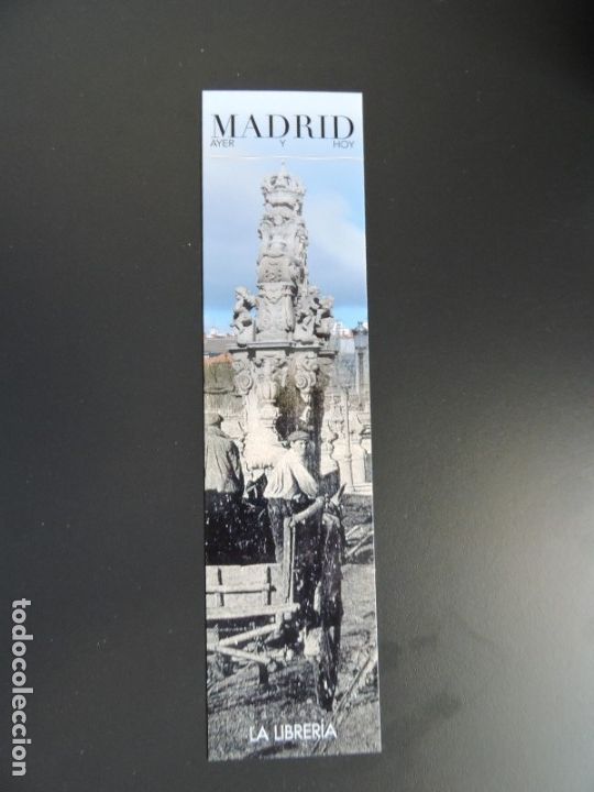 Coleccionismo marcap&aacute;ginas: MARCAP&Aacute;GINAS - EDICIONES LA LIBRER&Iacute;A - MADRID AYER Y HOY - Foto 1