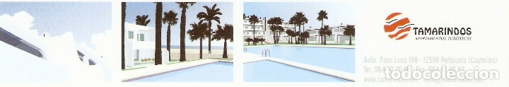 Collectables Bookmark: MARCAPAGINAS CALENDARIO APARTAMENTOS TAMARINDO