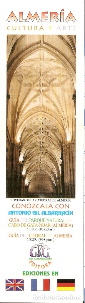 Collectables Bookmark: MARCAPAGINAS ALMERIA
