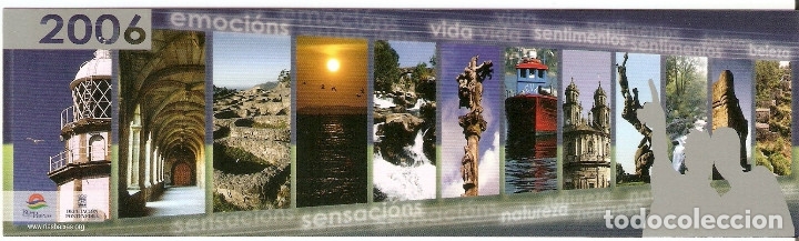 Coleccionismo marcap&aacute;ginas: MARCAPAGINAS CALENDARIO RIAS BAIXAS - Foto 1