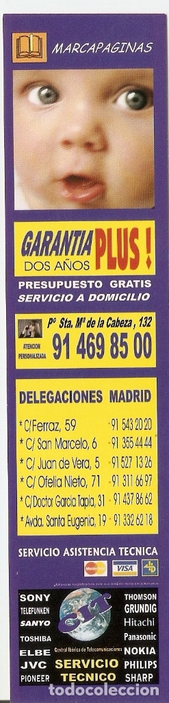 Coleccionismo marcap&aacute;ginas: MARCAPAGINAS SERVICIO TECNICO - Foto 1