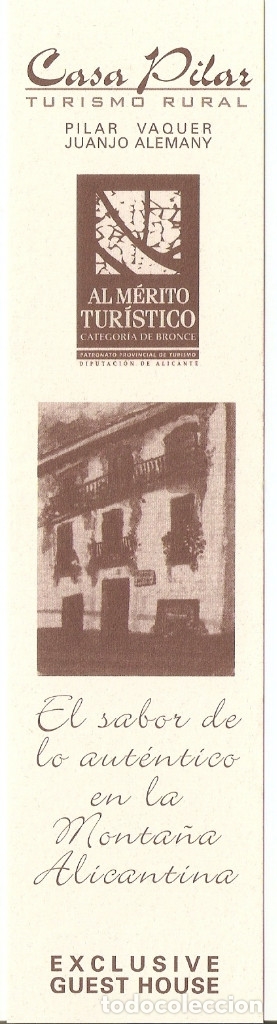 Sammeln von Lesezeichen: MARCAPAGINAS TURISMO RURAL CASA PILAR