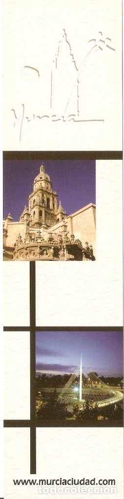 Coleccionismo marcap&aacute;ginas: MARCAPAGINAS CALENDARIO MURCIA 2003 - Foto 1