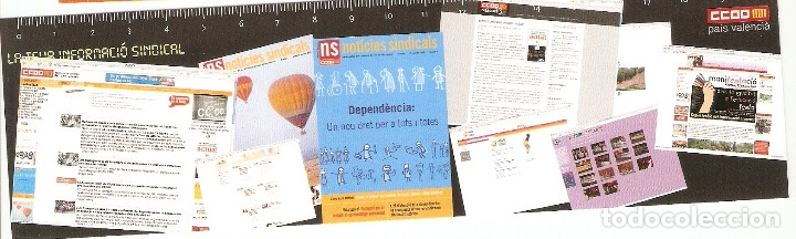Coleccionismo Marcap&aacute;ginas: MARCAPAGINAS CALENDARIO CCOO PAIS VALENCIA