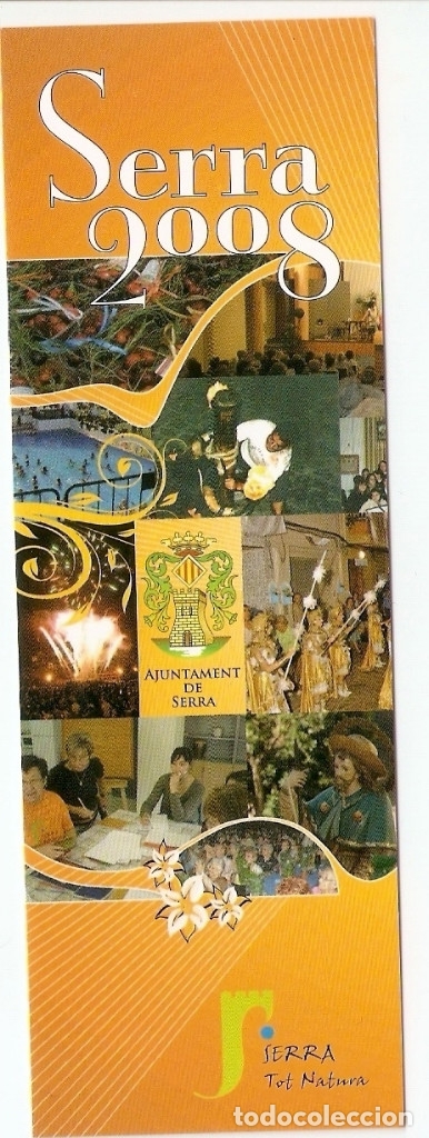 Coleccionismo Marcap&aacute;ginas: MARCAPAGINAS CALENDARIO SERRA 2008