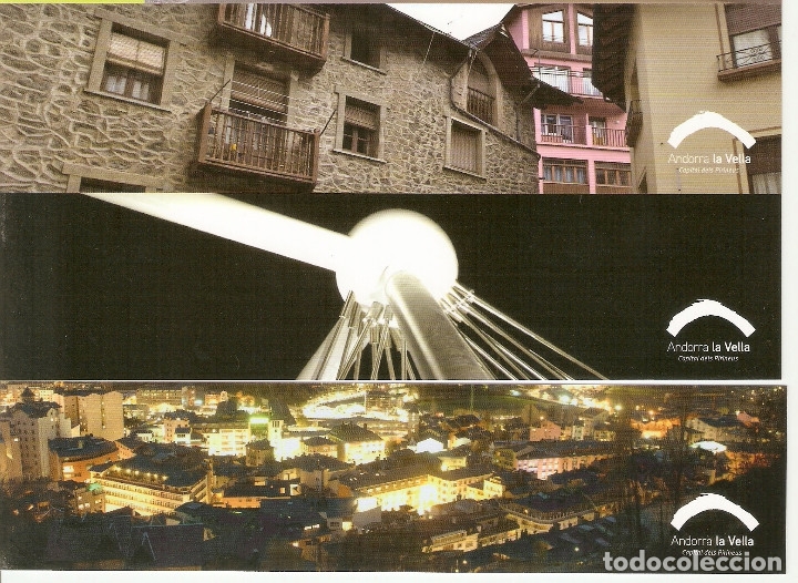 Coleccionismo Marcap&aacute;ginas: 3 MARCAPAGINAS CALENDARIO ANDORRA LA VELLA 2011