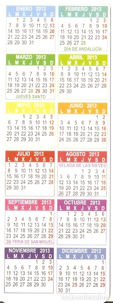 Coleccionismo marcap&aacute;ginas: MARCAPAGINAS CALENDARIO ARCOS DE LA FRONTERA - Foto 2