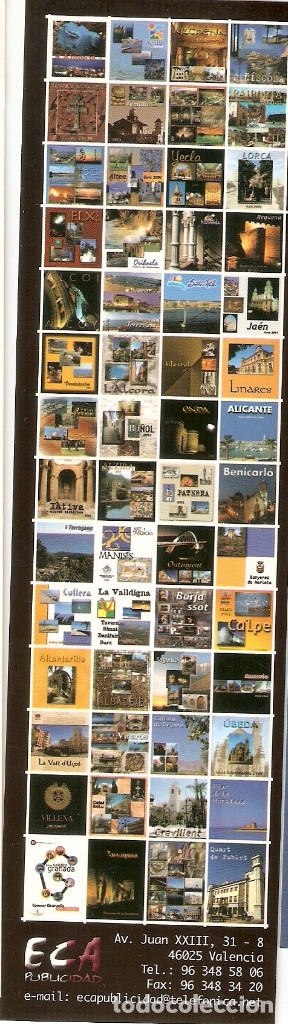 Coleccionismo Marcap&aacute;ginas: MARCAPAGINAS CALENDARIO CASTELLON 2003