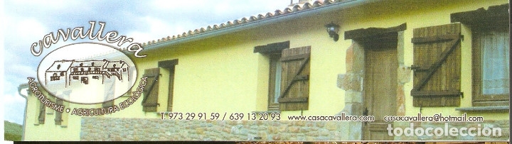 Sammeln von Lesezeichen: MARCAPAGINAS CALENDARIO AGROTURISME CAVALLERA