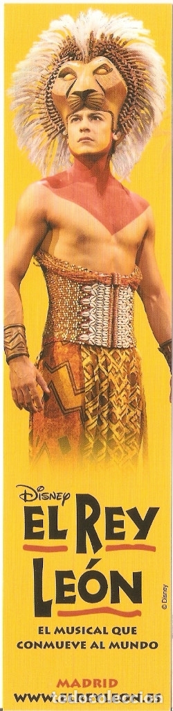 Coleccionismo marcap&aacute;ginas: MARCAPAGINAS CALENDARIO EL REY LEON 2013 - Foto 1