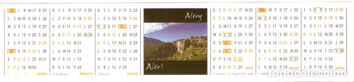 Coleccionismo marcap&aacute;ginas: MARCAPAGINAS CALENDARIO ALCOY 2006 - Foto 1