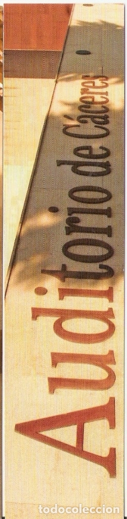 Sammeln von Lesezeichen: MARCAPAGINAS CALENDARIO AUDITORIO CACERES