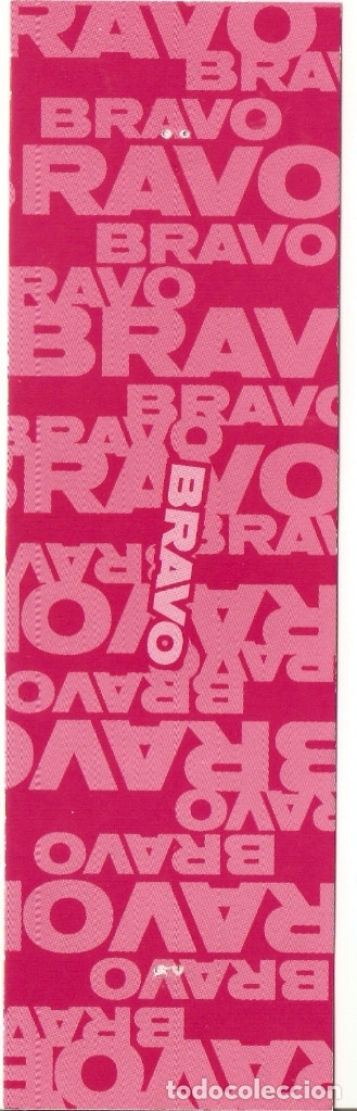 Coleccionismo marcap&aacute;ginas: MARCAPAGINAS REVISTA BRAVO - Foto 1