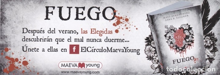 Coleccionismo marcap&aacute;ginas: MARCAPAGINAS MAEVA. FUEGO - EL CIRCULO - Foto 1