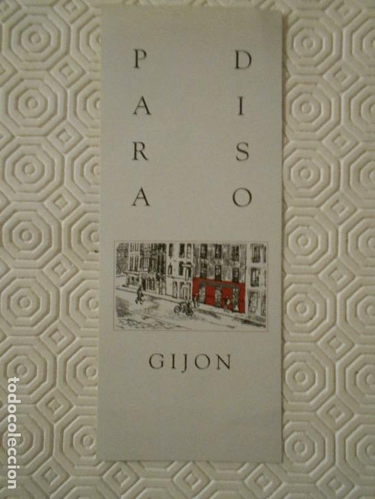 Coleccionismo marcap&aacute;ginas: LIBRERIA PARADISO. GIJON. MARCAPAGINAS. - Foto 1