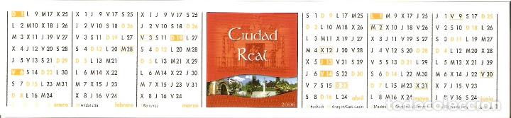 Sammeln von Lesezeichen: MARCAPAGINAS CALENDARIO CIUDAD REAL 2006