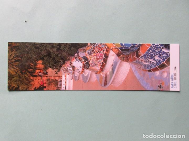 Coleccionismo Marcap&aacute;ginas: Marcapaginas parque G&uuml;ell obra de Gaudi Barcelona