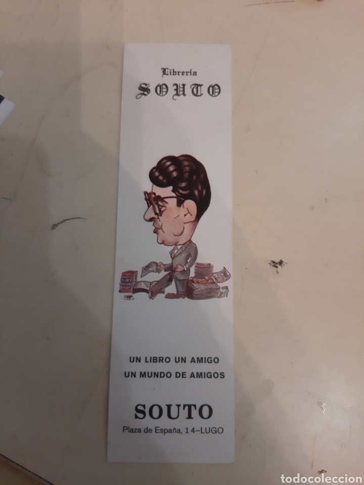 Coleccionismo marcap&aacute;ginas: Lugo libreria Souto marcapaginas - Foto 1