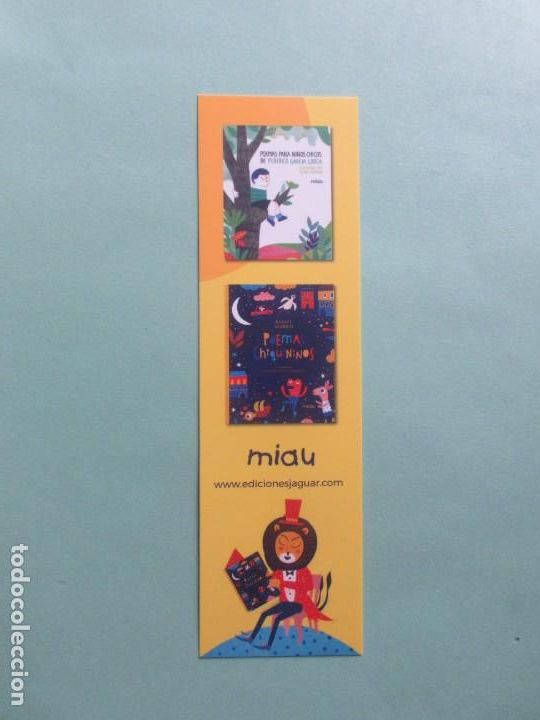 Coleccionismo Marcap&aacute;ginas: Marcapaginas ediciones Jaguar Miau