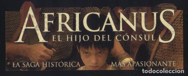 Coleccionismo marcap&aacute;ginas: A-7285- MARCAP&Aacute;GINAS TROQUELADO. AFRICANUS. EL HIJO DEL CONSUL. SANTIAGO POSTEGUILLO. EDICIONES B