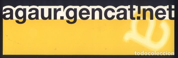 Coleccionismo marcap&aacute;ginas: A-7298- MARCAP&Aacute;GINAS TROQUELADO. AGAUR. AG&Egrave;NCIA DE GESTI&Oacute; D&uml;AJUTS UNIVERSITAIRIS I DE RECERCA.
