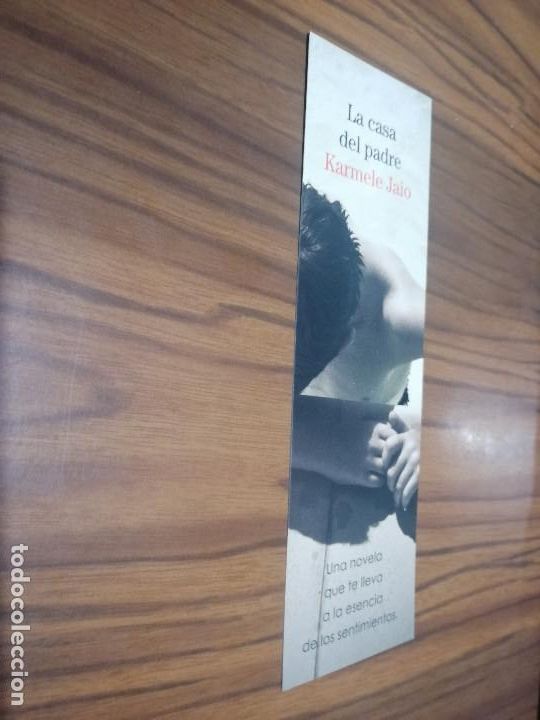 Coleccionismo marcap&aacute;ginas: MARCAPAGINAS. LITERATURA. LA CASA DEL PADRE.. DOBLE CARA. BUEN ESTADO. DIFICIL