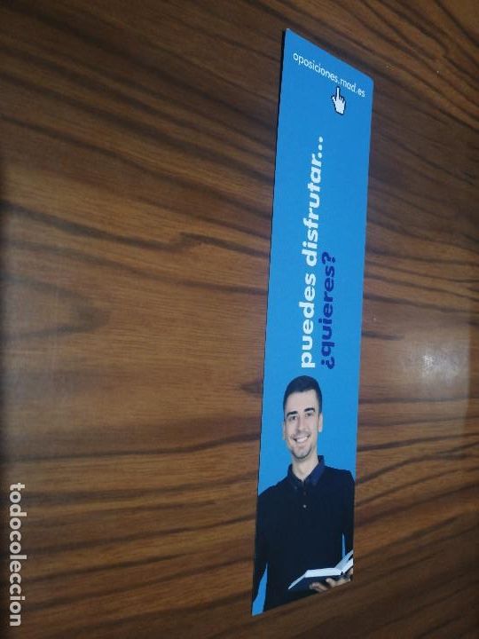 Coleccionismo Marcap&aacute;ginas: MARCAPAGINAS. LITERATURA. MAD OPOSICIONES. DOBLE CARA. BUEN ESTADO. SIN USO DIFICIL