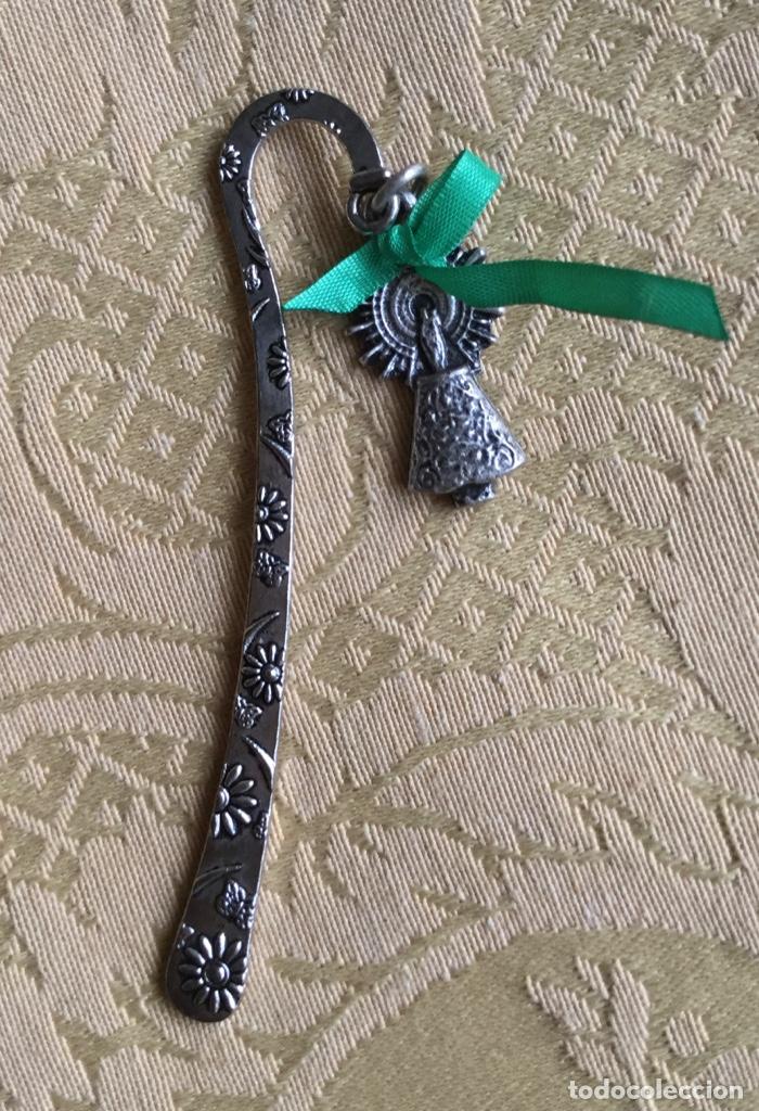 Coleccionismo Marcap&aacute;ginas: PUNTO DE LECTURA MARCAPAGINAS DE METAL DE LA VIRGEN DEL PILAR