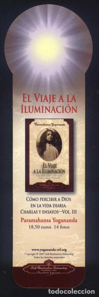Coleccionismo marcap&aacute;ginas: A-7325- MARCAP&Aacute;GINAS TROQUELADO. EL VIAJE A LA ILUMINACI&Oacute;N. PARAMAHANSA YOGANANDA.