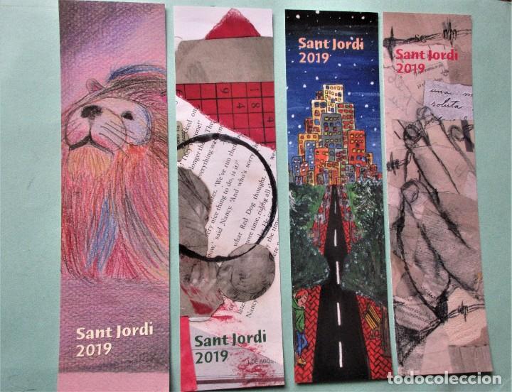 Collectables Bookmark: Serie completa de 12 marcapaginas de Sant Jordi biblioteca Can Sant Joan de Moncada Barcelona