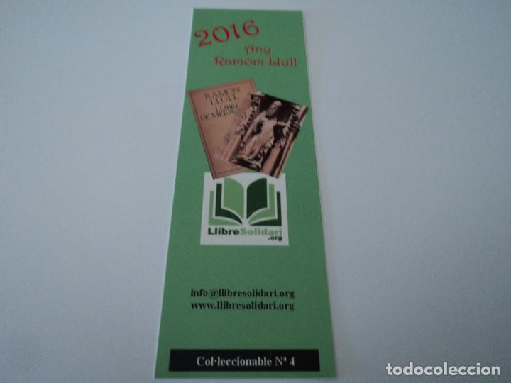 Coleccionismo marcap&aacute;ginas: MARCAPAGINAS DE 2016 ANY RAMON LLULL - Foto 1