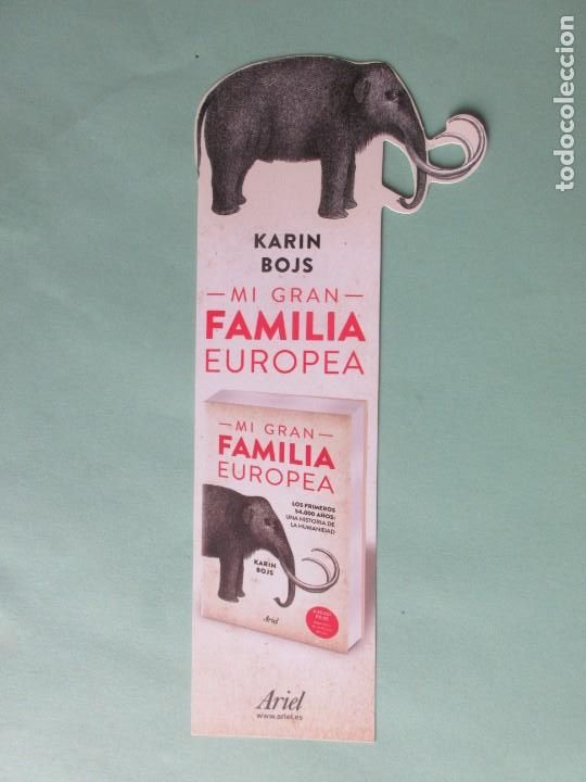 Coleccionismo Marcap&aacute;ginas: MARCAPAGINAS EDITORIAL AREL MI GRAN FAMILIA EUROPEA TROQUELADO