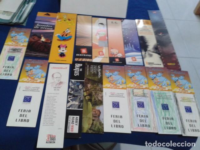 Collectionnisme Marque-pages: Lote 18 marca paginas publicidad marcap&aacute;ginas BEATLES, DISNEY, C.DE LECTORES, BERTRAND, FERIA DEL L