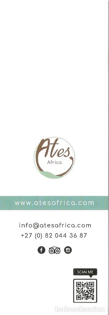 Coleccionismo marcap&aacute;ginas: MARCAPAGINAS ATES AFRICA - JIRAFA - Foto 2
