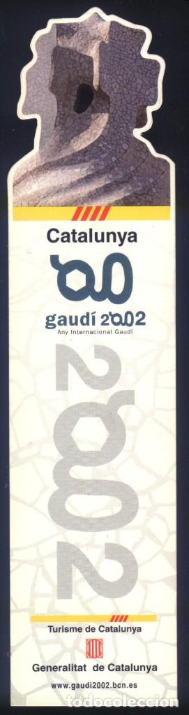 Coleccionismo Marcap&aacute;ginas: A-7353- MARCAP&Aacute;GINAS TROQUELADO. CATALUNYA. GAUDI 2002.