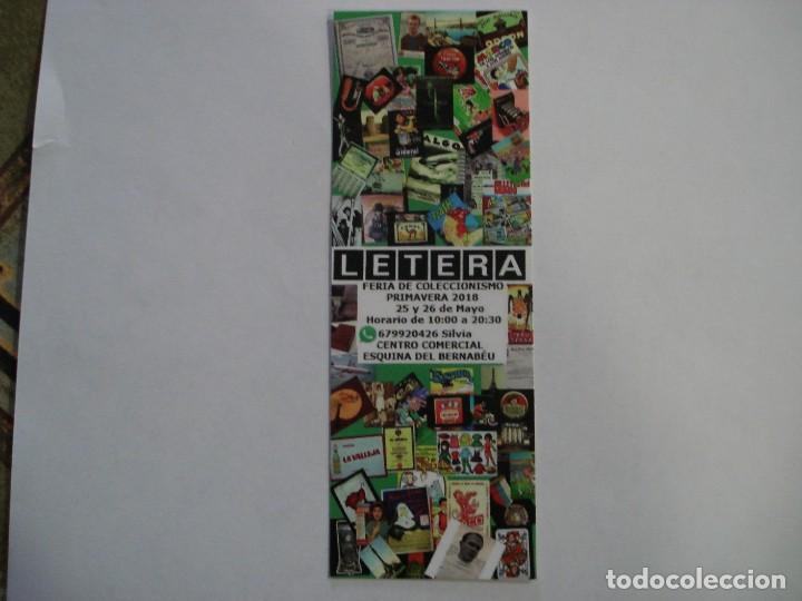 Coleccionismo marcap&aacute;ginas: MARCAPAGINAS LETERA - Foto 1