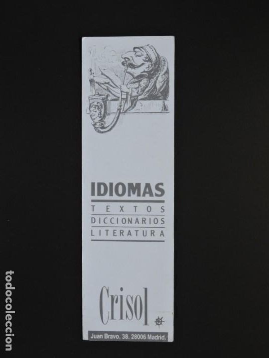 Coleccionismo marcap&aacute;ginas: MARCAP&Aacute;GINAS - LIBRER&Iacute;A CRISOL - MADRID - Foto 1