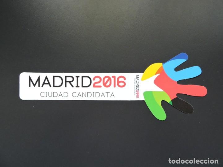 Collectables Bookmark: MARCAP&Aacute;GINAS TROQUELADO - MADRID 2016 CIUDAD CANDIDATA - D&Iacute;A DE LA CORAZONADA