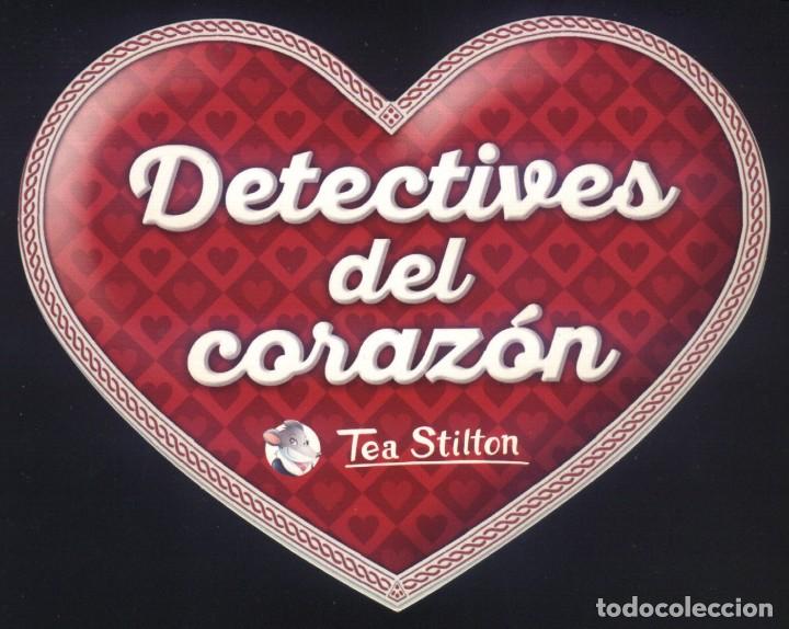 Coleccionismo marcap&aacute;ginas: MG-058- MARCAP&Aacute;GINAS TROQUELADO. DETECTIVES DEL CORAZ&Oacute;N. TEA STILTON. DESTINO.