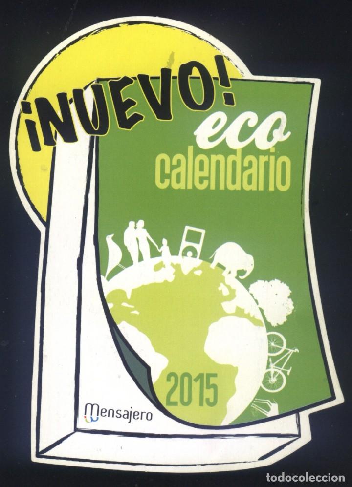 Coleccionismo marcap&aacute;ginas: MG-059- MARCAP&Aacute;GINAS TROQUELADO. ECO CALENDARIO 2015.