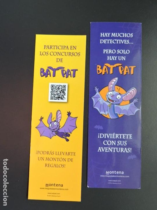 Coleccionismo marcap&aacute;ginas: MARCAP&Aacute;GINAS - EDITORIAL MONTENA - BAT PAT - Foto 1